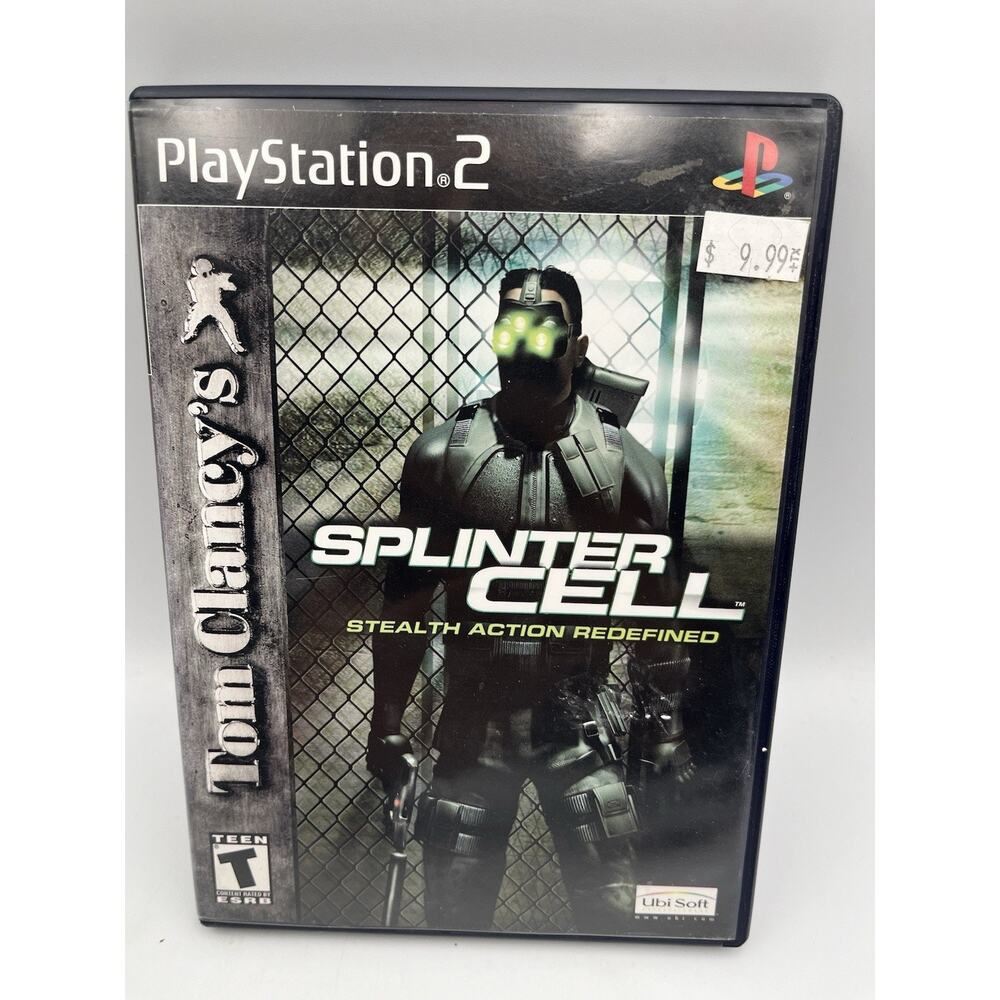 Tom Clancy's Splinter Cell (Sony PlayStation 2, 2003) Complete In Box